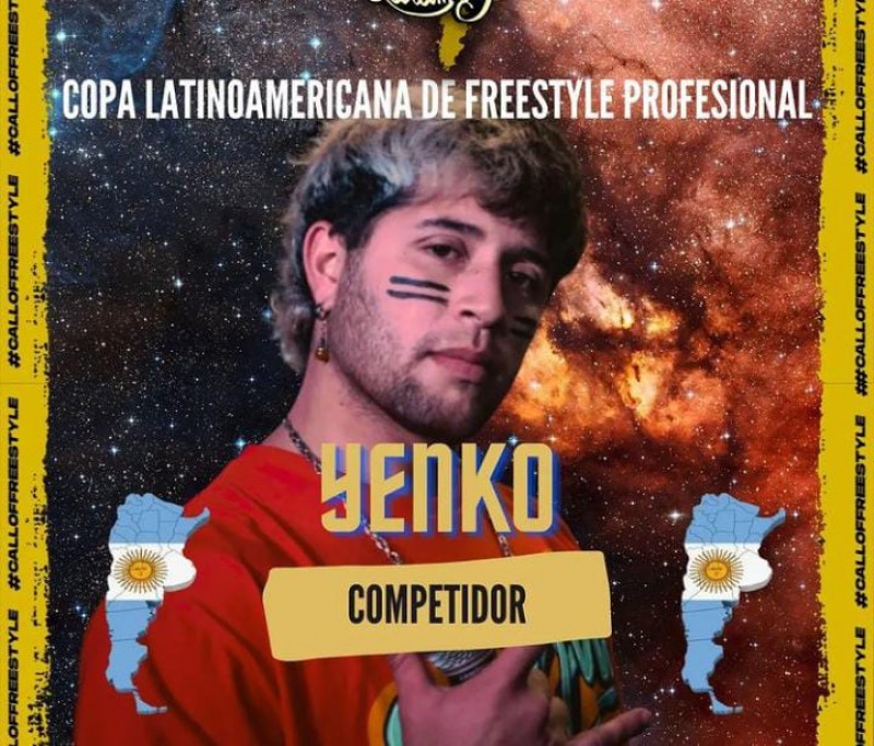 Yenko competir� en la Copa Latinoamericana de Freestyle